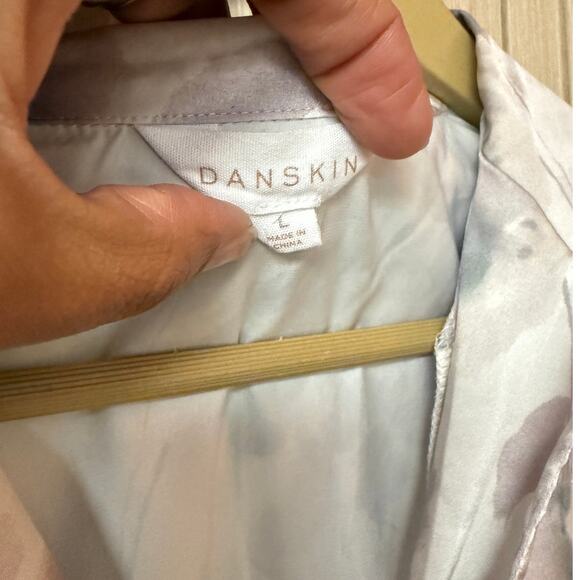 Danskin Women's Floral Satin Pajamas Set Size L - Picture 7 of 12